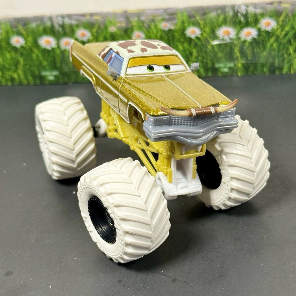 Disney Pixar Cars Custom Monster Truck Tex Dinoco 1:64 Scale